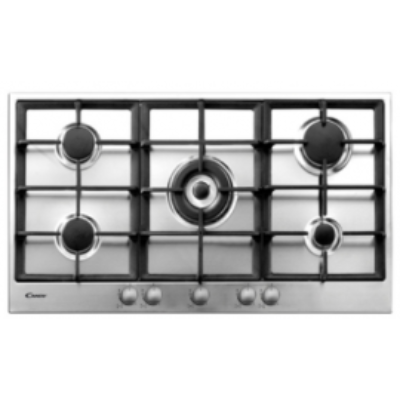 PLAQUE DE CUISSON CANDY A GAZ 5 FEUX INOX 90CM  PG952/1SXGH
