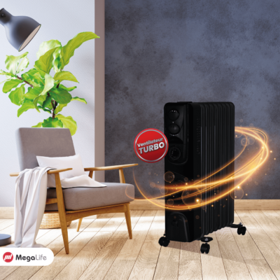 LCD 11 Eléments/2500W -Noir